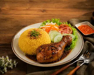 Hình ảnh Cơm Gà Sốt Tiêu Đen
