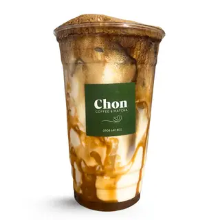 Hình ảnh Sữa tươi cà phê sốt caramel mặn