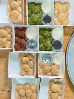 Hình ảnh Mochi sốt kem sữa