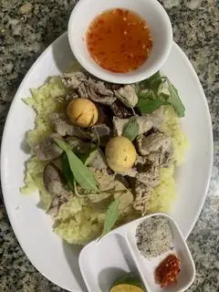 Hình ảnh Cơm lòng gà trứng non