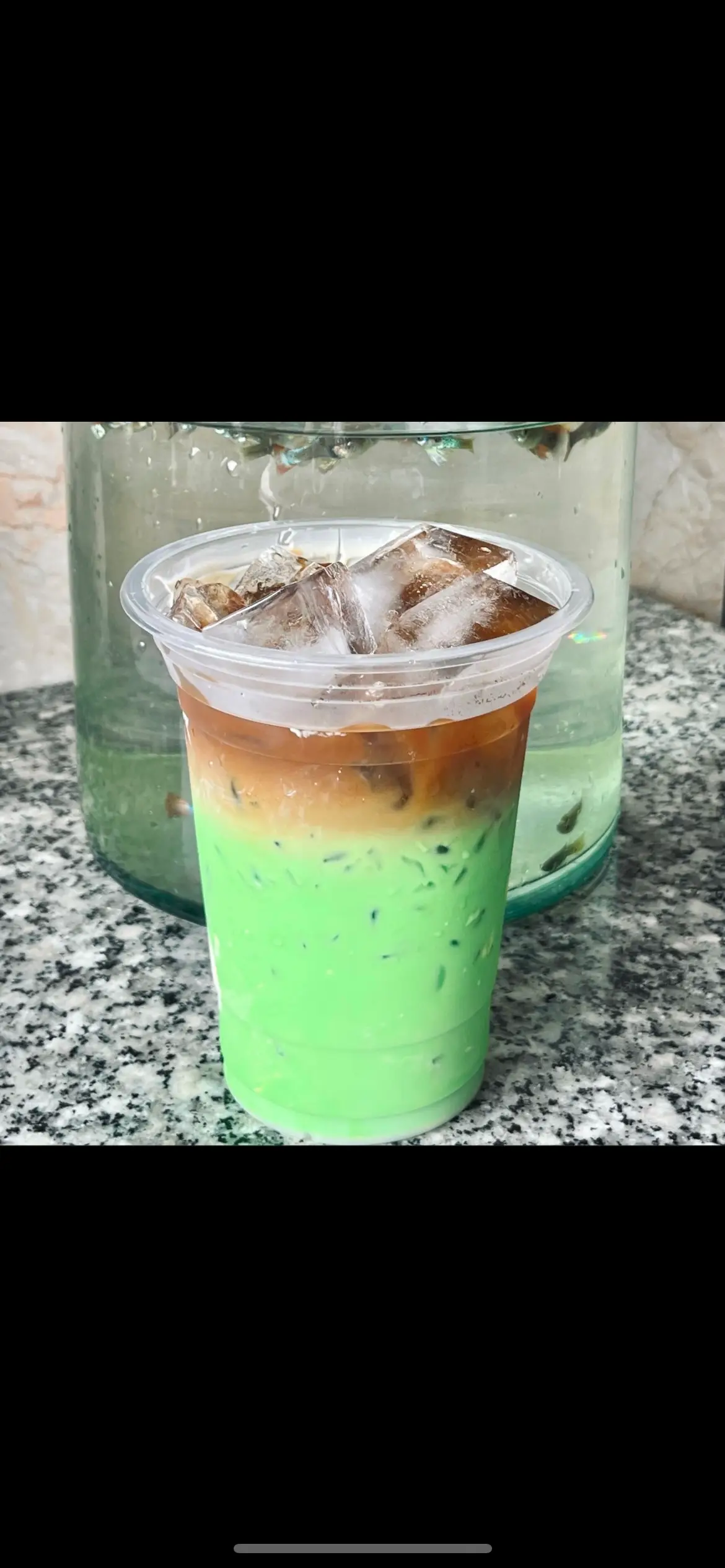 Hình ảnh Sâm dứa sữa cafe
