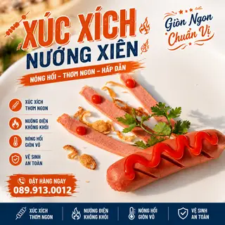 Hình ảnh Xúc xích nuớng xiên