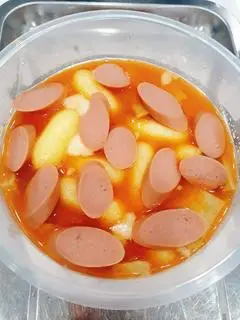 Hình ảnh Bánh gạo nhân phô mai nấu sẵn
