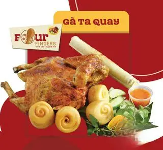 Hình ảnh Combo Gà (Combo 1: Gà quay nguyên con, 1 cơm lam, bánh bao)