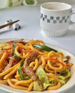 Hình ảnh Mì Udon xào bò
