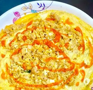 Hình ảnh mì xào thịt băm trứng 