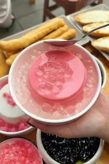 Hình ảnh Pudding dâu tây