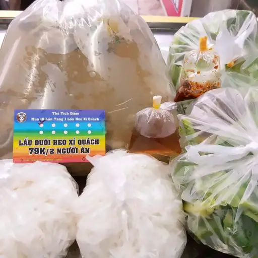 Hình ảnh Lẩu đuôi heo xí quách lớn ( 2 xương ống chặt làm 4 +300g đuôi heo)