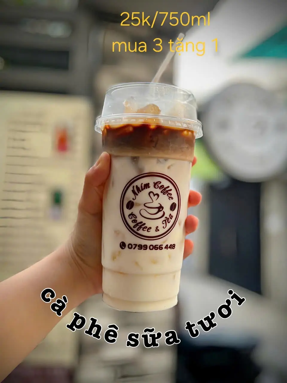 Hình ảnh Cà phê sữa tươi  700ml