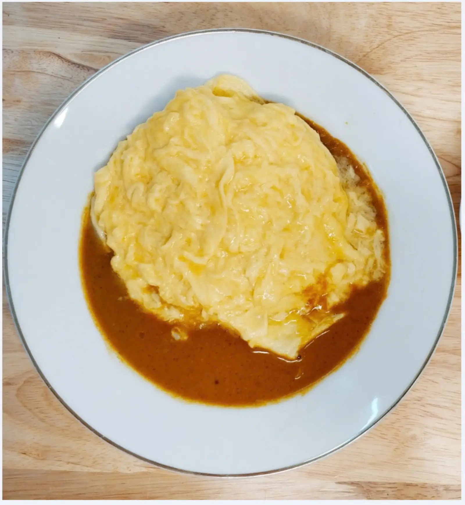 Hình ảnh Cơm cà ri trứng Omelette