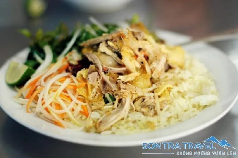 Hình ảnh cơm gà xé 