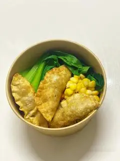 Hình ảnh Mì trộn Hàn Quốc mandu
