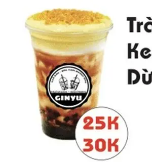 Hình ảnh Trà sữa kem trứng dừa nướng