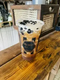 Hình ảnh hồng trà sủi bọt