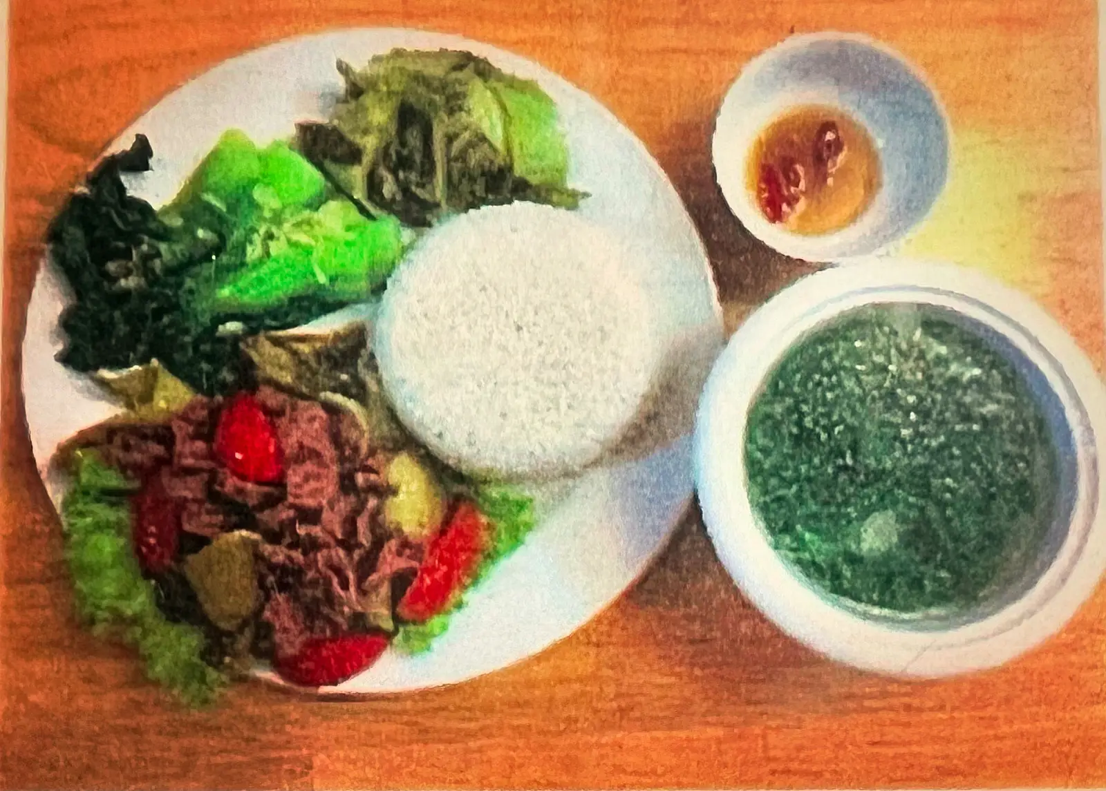 Hình ảnh Cơm bò xào dưa