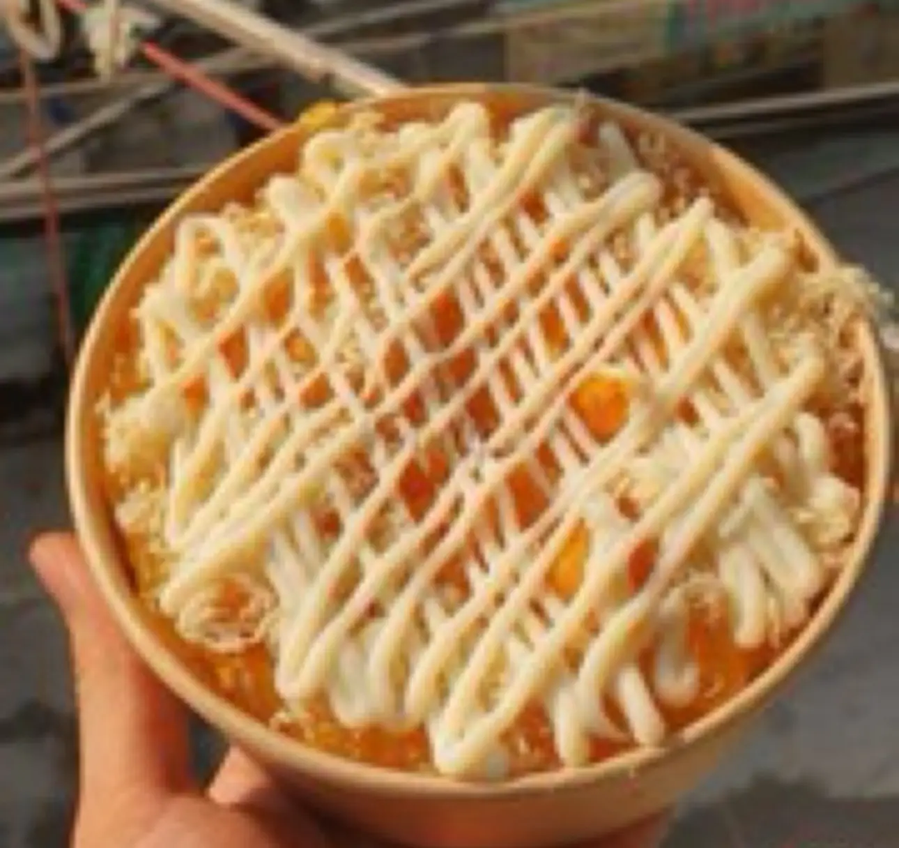 Hình ảnh Bông Lan Ruốc + Sốt Kem Cheese