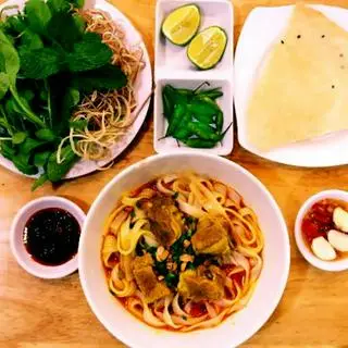 Hình ảnh Mì Quảng thịt - trứng cút