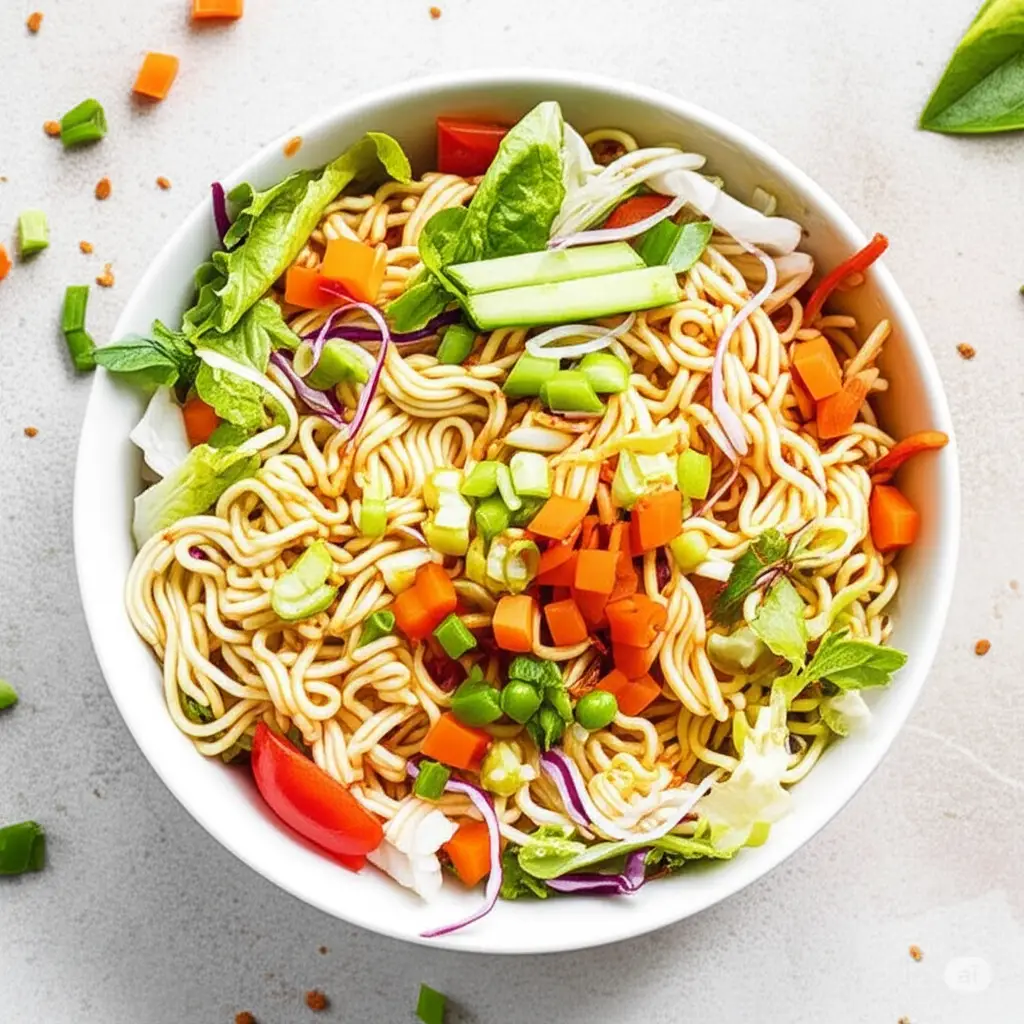 Hình ảnh Mì Trộn Rau Củ