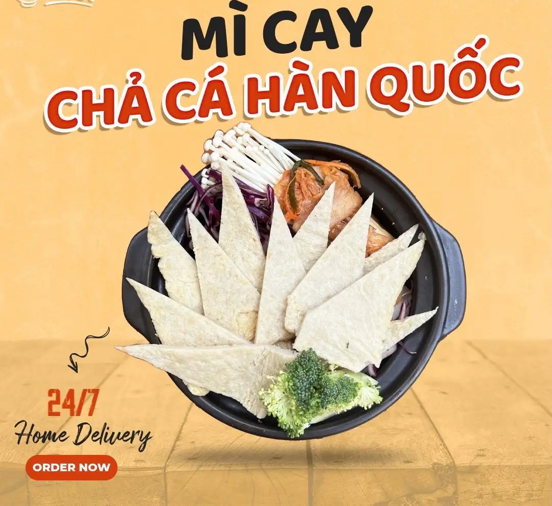 Hình ảnh Mì Cay Chả Cá Hàn Quốc