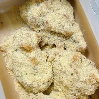 Hình ảnh Gà phủ phô mai tuyết - Béo, mặn