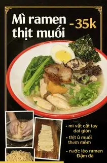 Hình ảnh mì ramen thịt muối