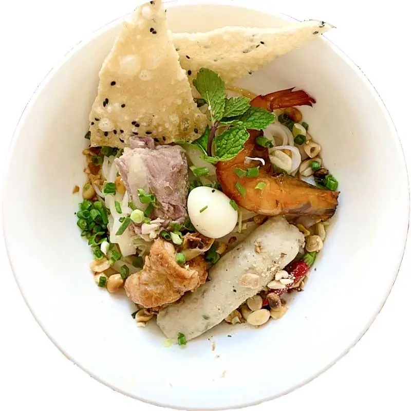 Hình ảnh Mỳ Quảng Tôm + Chả
