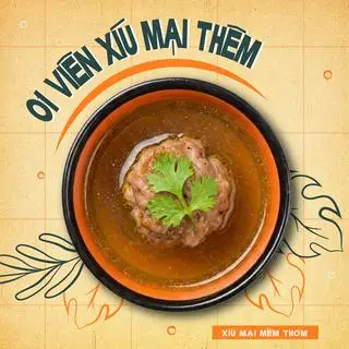 Hình ảnh 01 viên xíu mại thêm