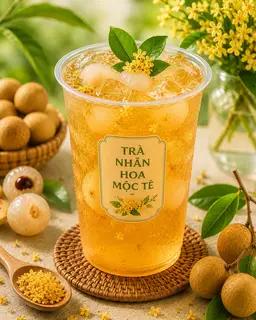 Hình ảnh Trà nhãn hoa mộc tê