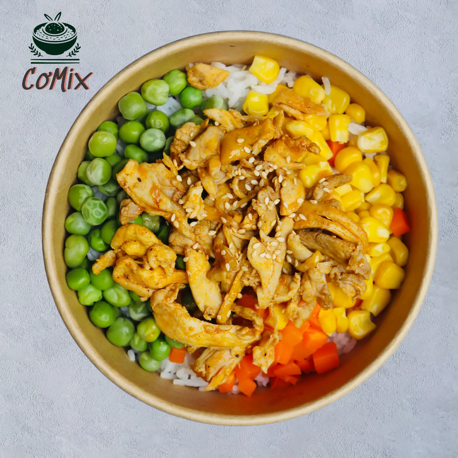 Hình ảnh Cơm Trộn Thịt Gà