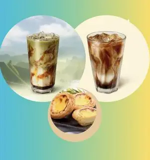 Hình ảnh Combo Latte Đường Đen