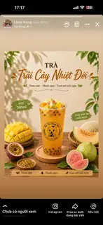 Hình ảnh Trà trái cây nhiệt đới