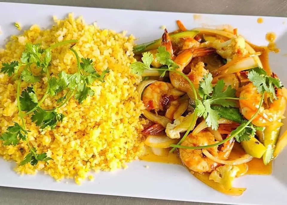 Hình ảnh cơm xào hải sản 