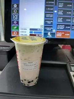 Hình ảnh trà sữa kem hạt dẻ