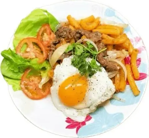 Hình ảnh nui xào bò trứng