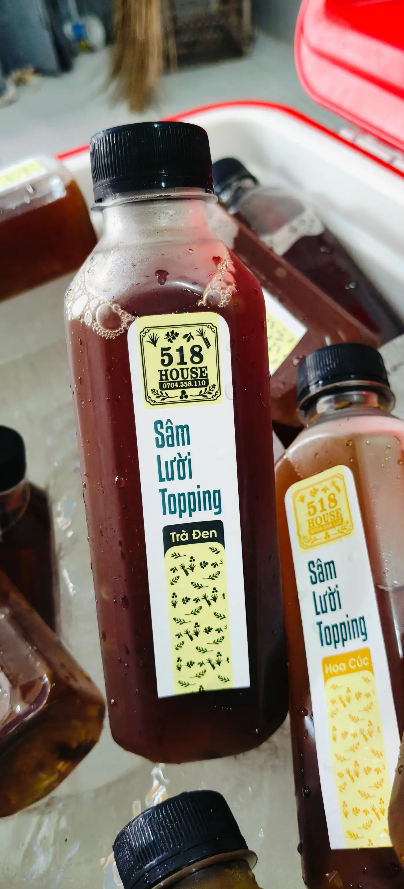 Hình ảnh Sâm trà đen - Chai 330ml