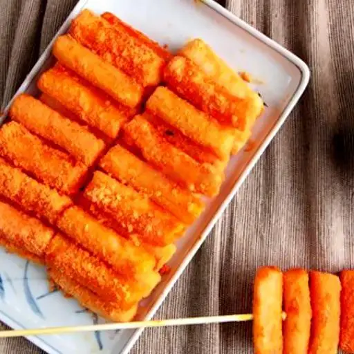Hình ảnh Tokboki xiên lắc phomai