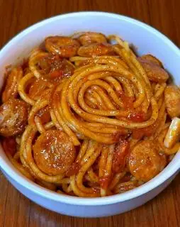 Hình ảnh Mỳ Ý Barilla - Sốt cà chua xúc xích xông khói