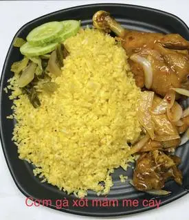Hình ảnh Cơm gà xốt mắm me cay (KHÔNG CANH)