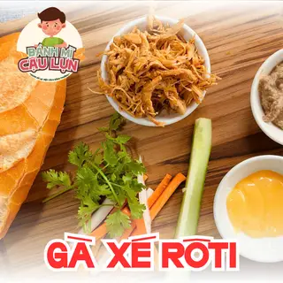 Hình ảnh Bánh mì gà xé rô ti