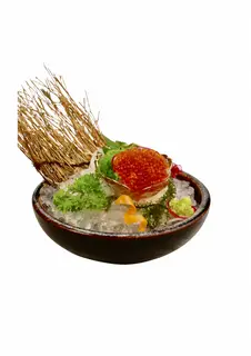 Hình ảnh Trứng cá hồi sashimi