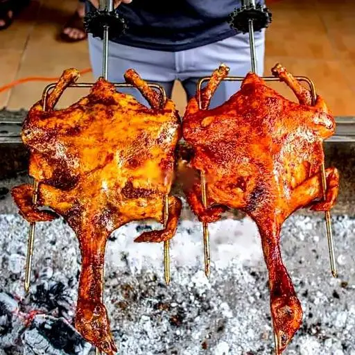 Hình ảnh Gà Nướng Muối Ớt + 4 bánh bao chiên 