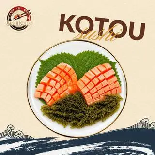Hình ảnh Sashimi bụng cá hồi Na Uy 5 miếng