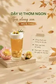 Hình ảnh Trà ô long sen tứ quý 