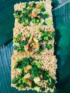 Hình ảnh Cơm cháy giòn mỡ hành