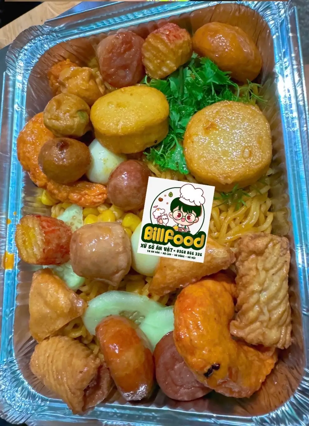 Hình ảnh Mì Indomie trộn sốt thần thánh BILLFOOD mix đặc biệt
