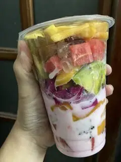 Hình ảnh Hoa Quả Dầm Sữa Chua ( cốc 500ml )