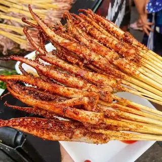 Hình ảnh Xâu mực nướng