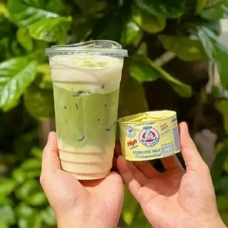 Hình ảnh Matcha sữa gấu