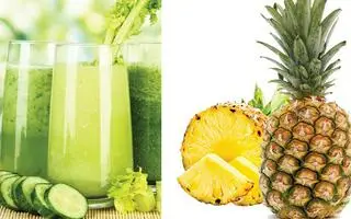 Hình ảnh Nước ép  cần tây dứa