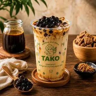Hình ảnh Sữa tươi trân châu đường đen